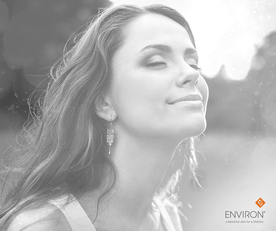 Delicate silver-toned earrings with intricate layered detailing featured in the evenescence skincare range article