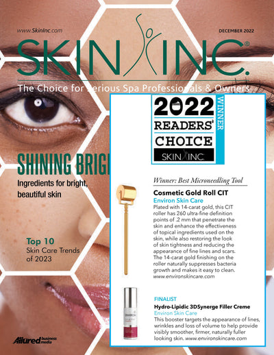 Press Mention Skin Inc. Readers' Choice Finalist 2022