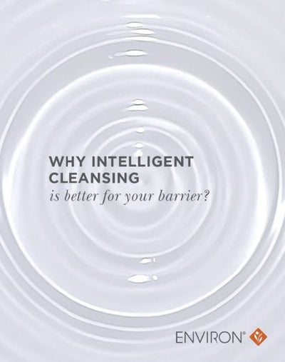Clear, circular ripple pattern on a white surface.